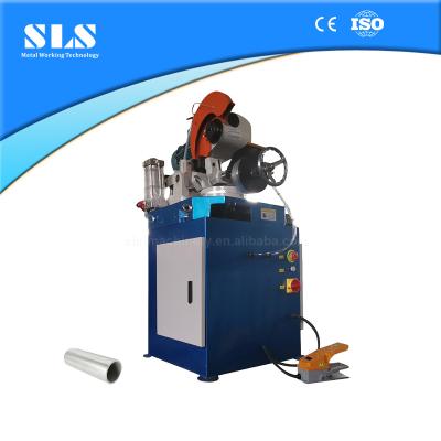 China Small Wet Cutting Profile Tube Orbital Galvanized Semi Automatic Rapid Sawing Small Equipment 45 Degree Angle Pneumatic Pipe Cutting Machine for sale