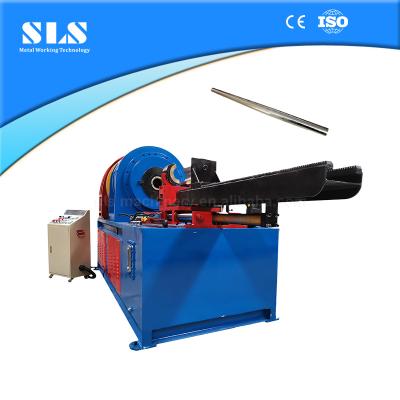 China Building Material Shops Semi-auto Rotary Tube Stamping Machine For Chair Table Legs Furniture Pipe Tapering Processing for sale