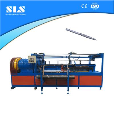 China Building Material Shops Full Automatic Pipe Pile Equipment CNC Tube End Cone Tip Ground Screw Stamping Machine for sale