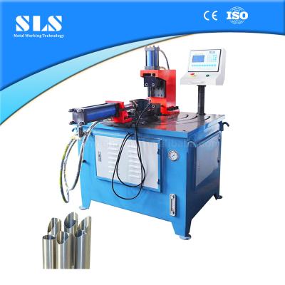 China energy & Square Pipe Angle End Pulling Automatic Hydraulic Arc Notching Tool Copper/Aluminum/Stainless Steel Metal Tube Notcher Machine, for sale