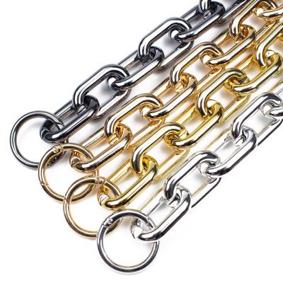 China Fasion MELLON Metallic Chain Gold Color 24*39 Bag Handle Chain Strap Replacement For DIY Handbags Cross - Body Shoulder Bags for sale