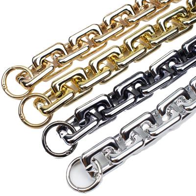 China Fasion MELLON Metallic Acrylic Gold Color 28*38 Bag Handle Chain Strap Replacement For DIY Handbags Cross - Body Shoulder Bags for sale