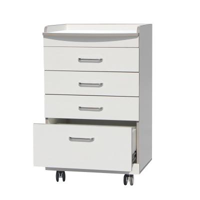 China Modern Medical Mobile Side Bed Metal Cabinet Hospital Furniture Dental Cabinets for sale