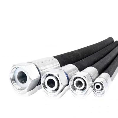 China Best Oil Base Hydraulic Fluids High Temperature Industrial Hydraulic Oil High Pressure Hose Lines SAE 100 R2 For Tractors for sale