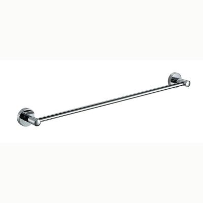 China Modern Wall Mounted Bathroom Chrome Towel Rack Brass Single Towel Rack for sale