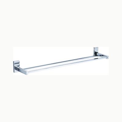 China Modern Bathroom Accessories Wall Mounted Double Towel Rack Holder for sale