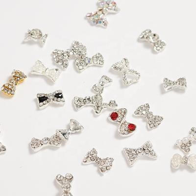 China Nail Charms Art Nail Diamond Metal Nail Diamond Exquisite Crystal Star Moon Diamond Alloy Jewelry Pendant Nail Pattern for sale