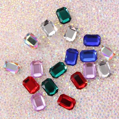 China Nail Charm Rhinestones Mix Art Rhinestones Glitter Diamond Crystal AB Nail Art 3D Large Gems Glass Decoration Gems Fake Nail Charms for sale