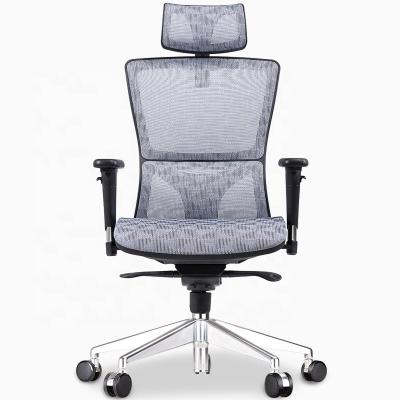 China (Size) Furniture Office Chair Manager Boss Simple Revolving Office Mesh Chair Adjustable Performance Chair for sale