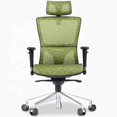 China (Height)Adjustable Comfortable Ergonomic Swivel Recliner Manage Chair Office Mesh Chair for sale