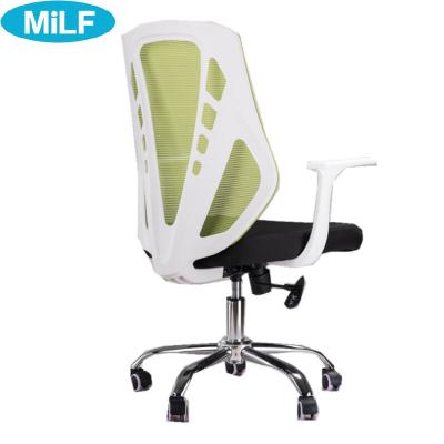 China New Design Executive Ergonomic Modern Swivel Executive Modern Staff Office Chair CIFF Mid Back Office Chair for sale