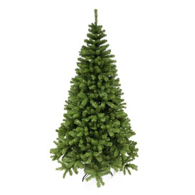 China PVC Heads Holiday Party Garland Christmas Tree 1365 7.5 Feet Pine Nature Full Artificial Christmas Tree for sale