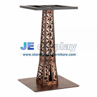 China Custom furniture of stainless steel cafe table base handle made vintage in brass finish for sale