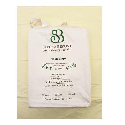 China Customized GOTS Nondisposable Certified 100% Organic Cotton Baby Bedding Organic Cotton Linens for sale