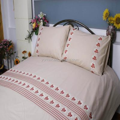 China Disposable Embroidery Bedding Set for sale