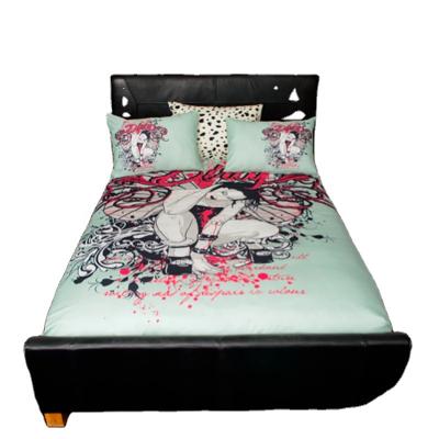 China Nondisposable custom design digital printed fabric for bedding set for sale