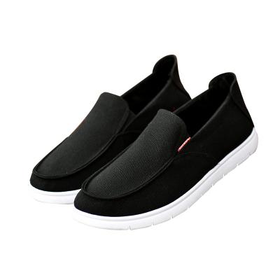 China Fashion Trend ICM2204-002 Factory Supplier Cheap Breathable Slip On Causal Loafer Canvas Mens Shoes for sale