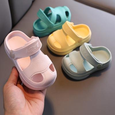 China High Quality Colorful Summer Casual EVA Light Weight Women Kids Baby Breathable Sandals For Kids for sale