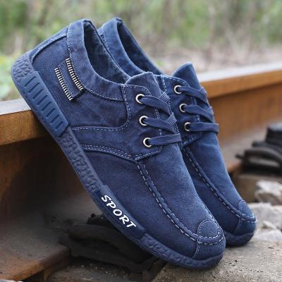 China CUSHIONING Custom Low Tops Lace Up Casual White Abrasion-Resistant Slip On Canvas Rubber Shoes Wholesale Men for sale