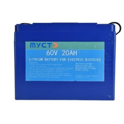 China Electric bicycles/high quality hot sale electric scooters rickshaw 60V 20Ah battery pack for sale