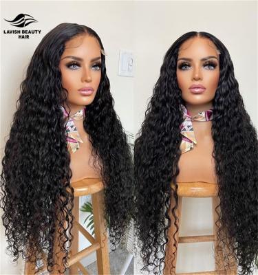 China Hd Curly Virgin Human Hair Full Lace Front Human Hair Wigs Raw Indian Curly Natural Hair Tops Cheap Wholesale Lace Front Wig for sale