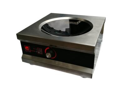 China 1 Hob Commercial Induction Wok With Rotary Switch Control Easy Cleaning for sale