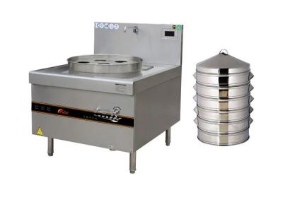 China Bandeja eléctrica del acero inoxidable del vapor de Dim Sum de la sola hornilla para el restaurante en venta