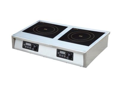 China Multi Purpose Double Induction Cooktop , 2 Burner Induction Cooktop Portable 3500W for sale