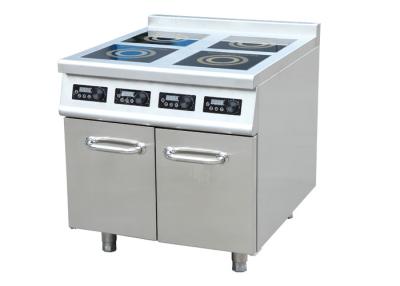 China 4 Zone Double Oven Induction Range , Electric Freestanding Range Easy Clean for sale