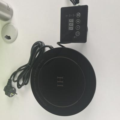 China 1KW Small Portable Hot Pot Induction Cooker With Plastic Material Round Shape for sale