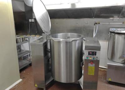 China Easy Operation Electric Steam Kettle , Tilting Steam Kettle For Stewing Food for sale