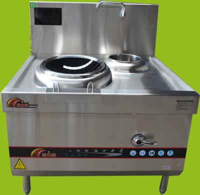 China Commercial Single Wok Burner , SINGLE TANK SINGLE BASKET FRYER (ELECTRIC) Large Deep Fryer SUS 304 S / S Material for sale