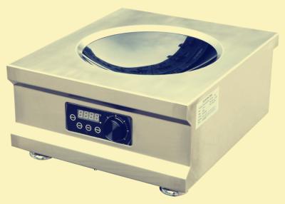 China 5KW / 220V Customized Commercial Induction Wok With Warmer Mode 400x450x260mm for sale