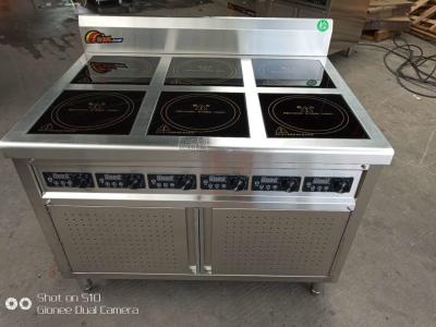 China SUS 304 Material Electric Cooking Range 14kw , Stainless Steel Electric Range for sale