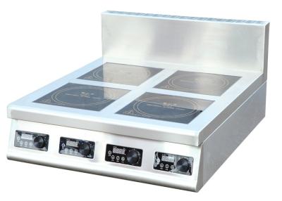 China 14kw 4 Range Hob Commercial Induction Cooking Range Save 50% Cost for sale