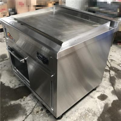 China Restaurant Equipment 800mm Commercial Automatic Induction Fryer Griddle for sale