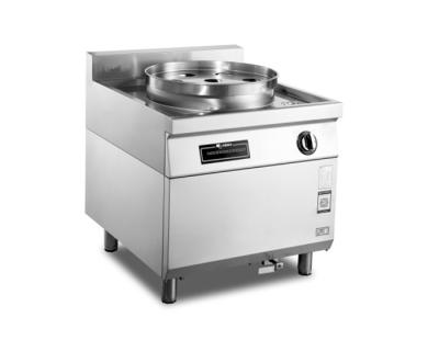 China Hotel Commercial Catering Equipment 600mm Dia Stockpot Big Electric Induction Soup Stove for sale