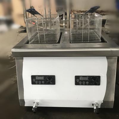 China Energy Efficient Automatic Fryer Machine / commercial Induction Fryer for sale