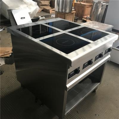 China vitroceramic plate 4 ring Induction on open cupboard 3.5KW *4 SIZE 800*900*850MM for sale