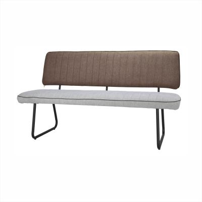 China Factory Supplier Modern Luxury Gray Living Room Furniture Two Seater Sofa Bench for sale