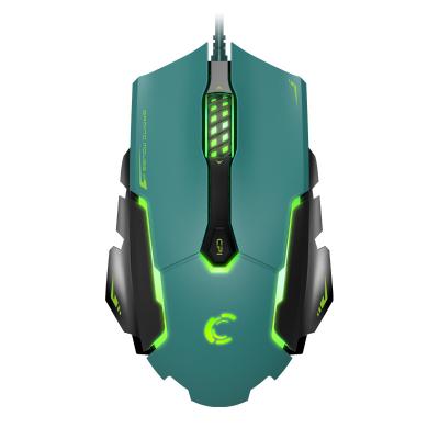 China DPI High Speed Wired Green Laser Gaming mouse With Sensor AVAGO 3050 for sale