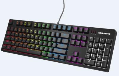 China 104 Key Cherry MX Switch Wired gaming keyboard / led backlit gaming keyboard for PC for sale