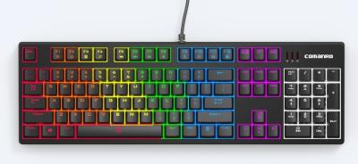 China Custom Cherry MX keyboard , led backlit gaming keyboard CE / ROHS / SGS for sale