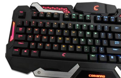 China Yellow , Red LED backlit mechanical gaming keyboard With Original Cherry Switch for sale