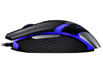 China Portable Black Laser Gaming mouse , programmable gaming mouse 5 Buttons and 1 CPI button for sale