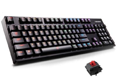 China Illumination RGB color cherry mx switch keyboard anti ghosting Compact size for sale