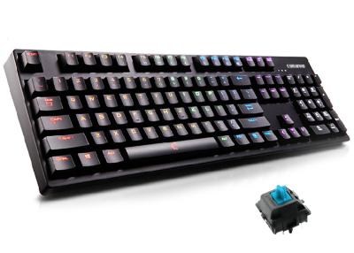 China Mechanical Gaming Cherry MX keyboard Blue Switch with 12 Kinds Backlight Mode for sale