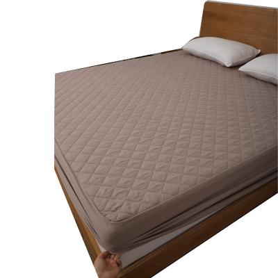 China Waterproof Bamboo Mattress Protector Mattress Protector Waterproof Canvas Mattress Protector Brown for sale