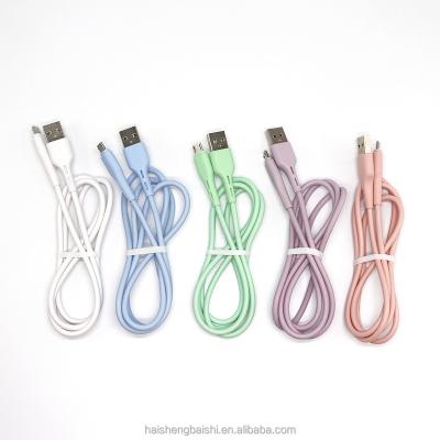 China Fast and Durable Synchronous Data Transmission USB Data Cable PVC Injection Fast Charging Data Cable for sale