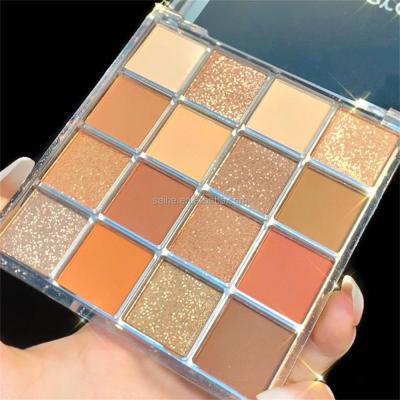 China Custom Waterproof Your Own Makeup Eyeshadow Palette Dye Private Label Eyeshadow Palette High for sale